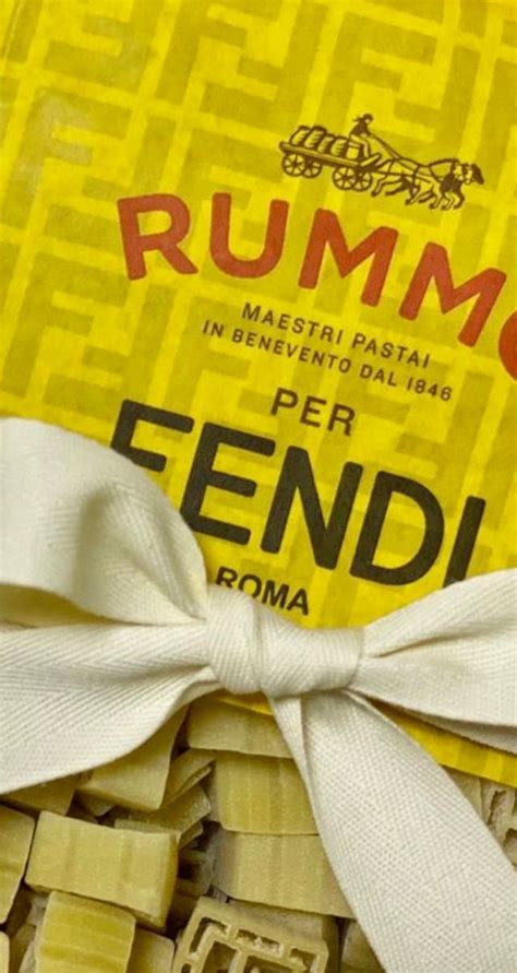 pasta fendi|fendi rummo pasta show.